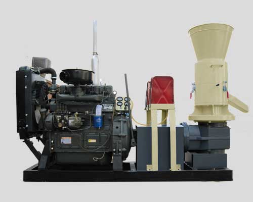 diesel engine pellet machine