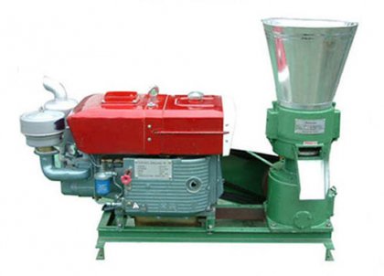 How to operate diesel engine of diesel pellet machine?