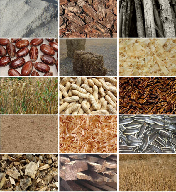 raw materials for pellet machine