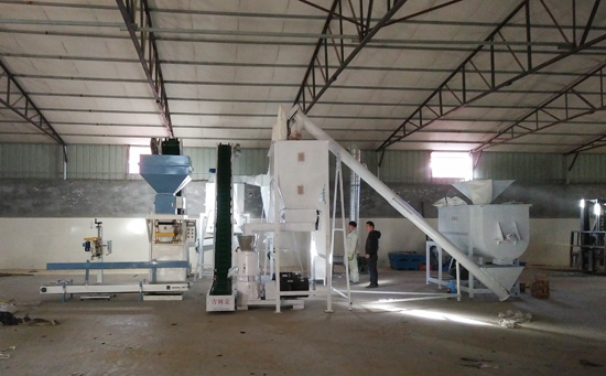 biomass pellet production line