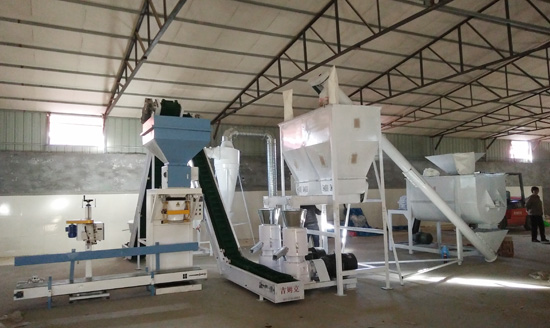 biomass pellet production line