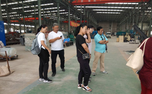 in the factory of making pellet machine