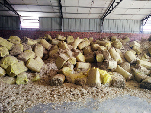 raw materials of pellet plant