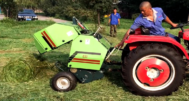 mini round baler