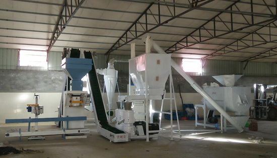 biomass pellet production line