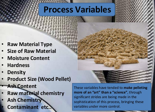 influence factors of making pellets