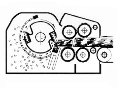 schematic diagram of drum chipper