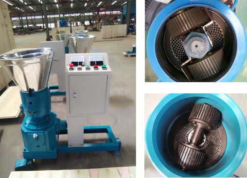 dies and rollers of flat die pellet machine