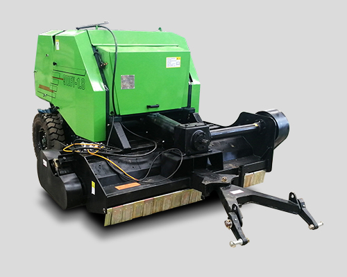 round baler with cutter