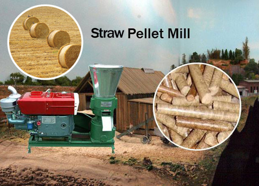 What is straw pellet machine like?