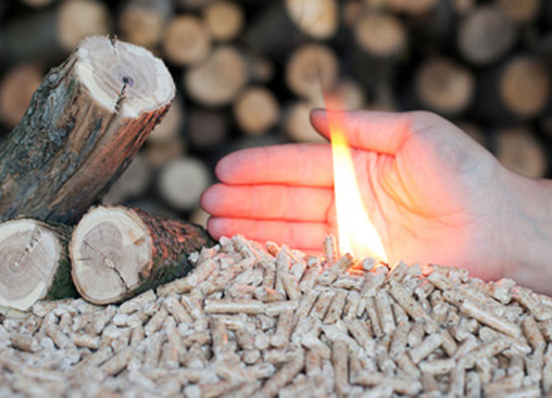 Why burning biomass pellets rather than fuel wood directly?